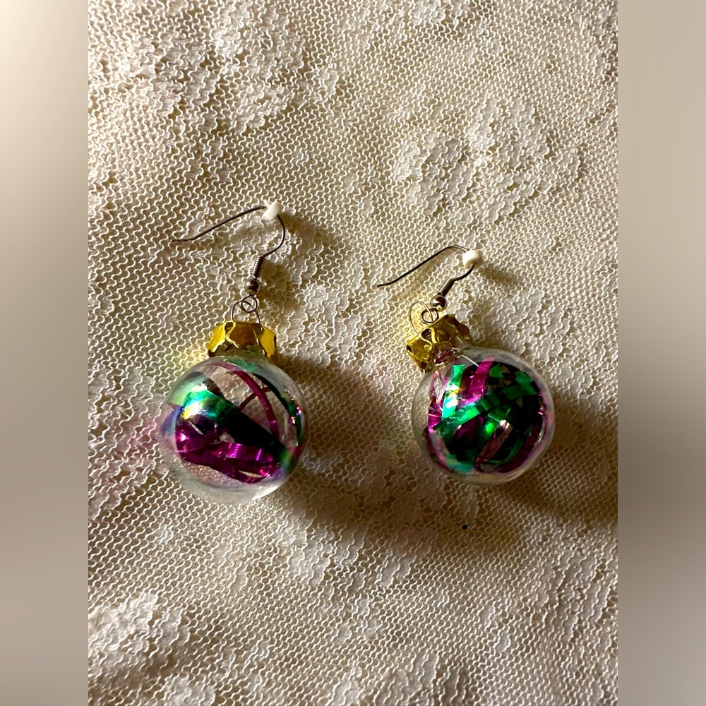 Christmas Ornament Earrings